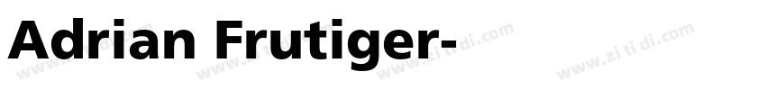 Adrian Frutiger字体转换